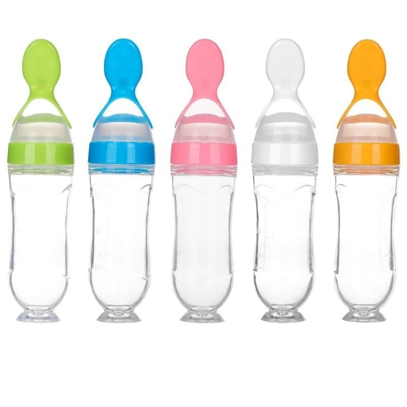 Biberon avec cuillère pour nouveau-né | EasyBottle™ - BEBEPRECIEUX