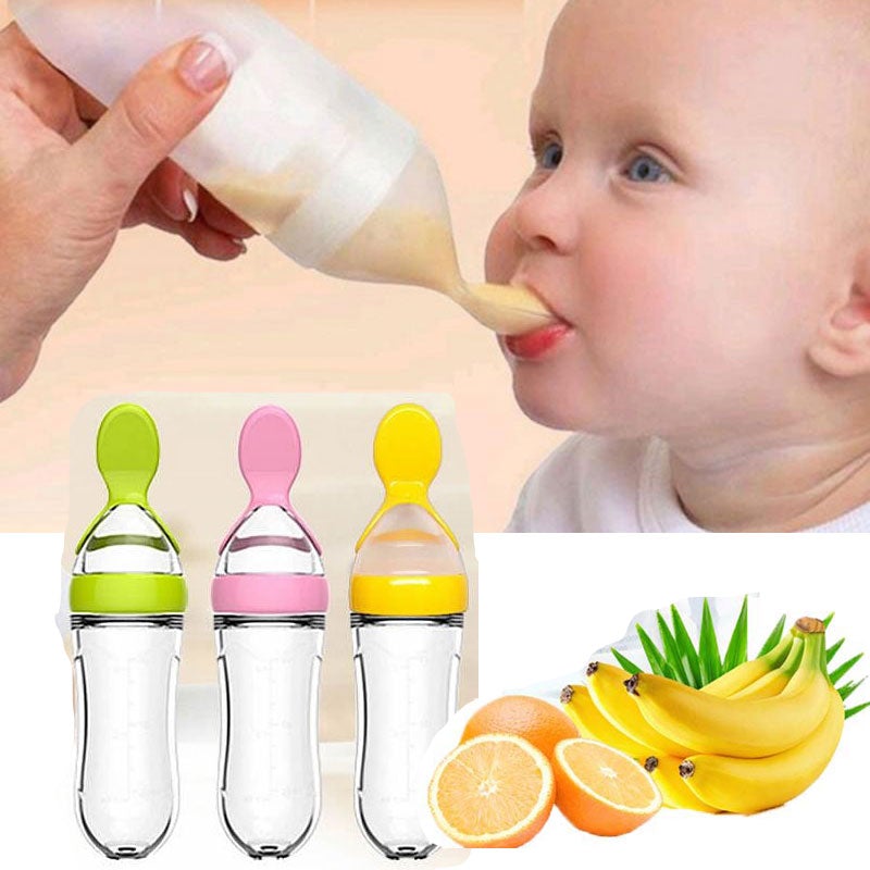 Biberon avec cuillère pour nouveau-né | EasyBottle™ - BEBEPRECIEUX