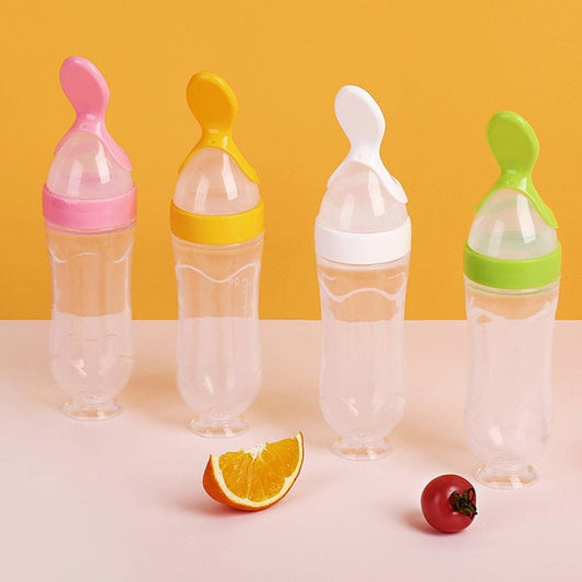 Biberon avec cuillère pour nouveau-né | EasyBottle™ - BEBEPRECIEUX